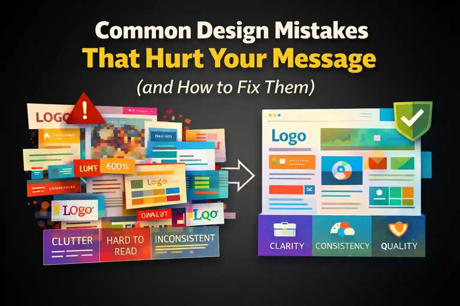 Common Design Mistakes That Hurt Your Message and How to Fix Them