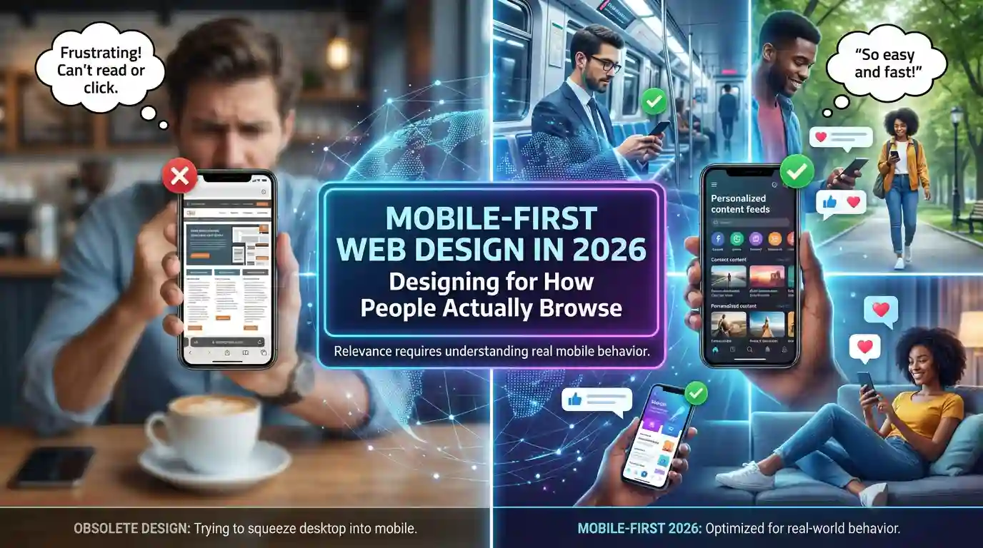 mobile first web design 2026