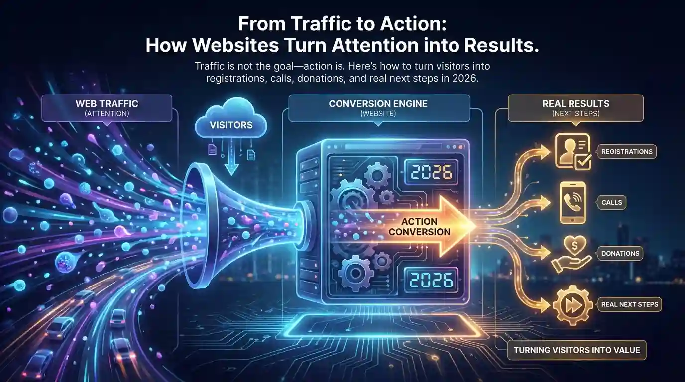 From Traffic to Action: How Websites Turn Attention into Results
