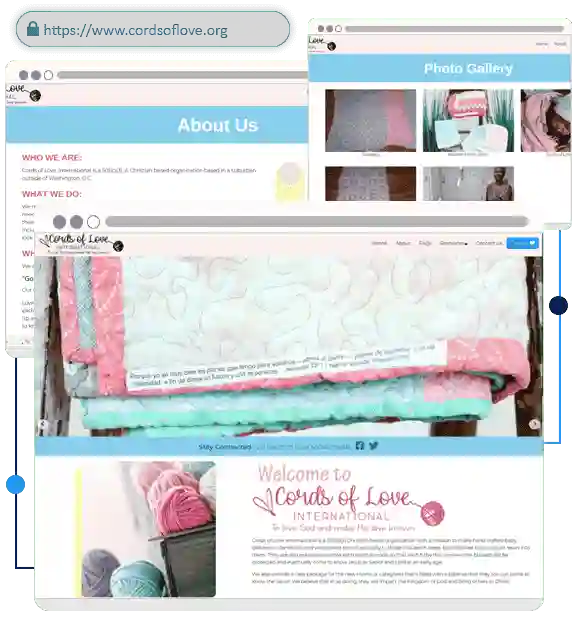 cords of love website screenshot